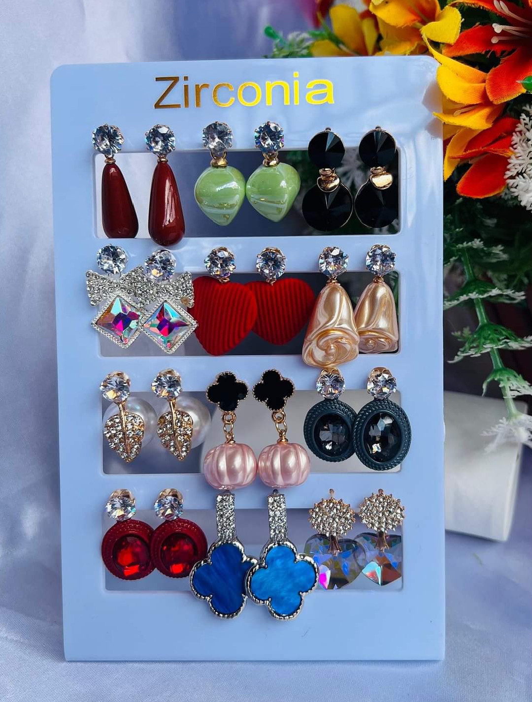 Zirconia Earrings